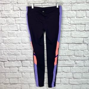 Gap Fit Side Block Stripes Leggings Size M